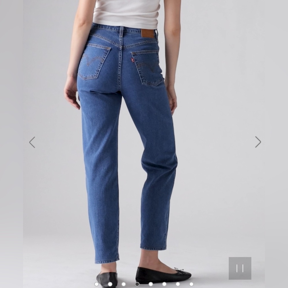 Levi's Women's Ribcage Straight Ankle Leg Blue Jeans Size 30
